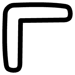 Tailless Line Arrow Top Left Icon from Plump Line Set