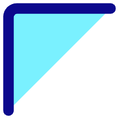 Tailless Line Arrow Top Left Icon from Core Pop Set