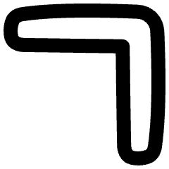 Tailless Line Arrow Top Right Icon from Plump Remix Set