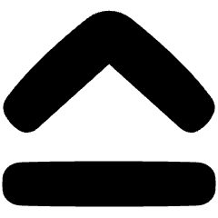 Tailless Line Arrow Up 2 Icon from Plump Solid Set