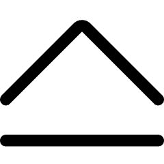 Tailless Line Arrow Up 2 Icon from Core Line Set