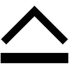 Tailless Line Arrow Up 2 Icon from Sharp Remix Set