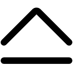 Tailless Line Arrow Up 2 Icon from Core Remix Set