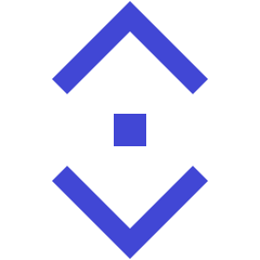 Tailless Line Arrow Vertical Scroll Icon from Sharp Duo Set