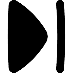 Arrow Caret Last Page Icon from Flex Solid Set