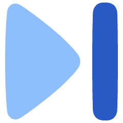 Arrow Caret Last Page Icon from Plump Flat Set