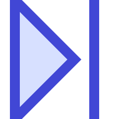 Arrow Caret Last Page Icon from Sharp Duo Set