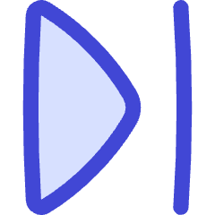 Arrow Caret Last Page Icon from Flex Duo Set