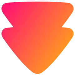 Double Tailless Triangle Arrow Down Icon from Plump Gradient Set