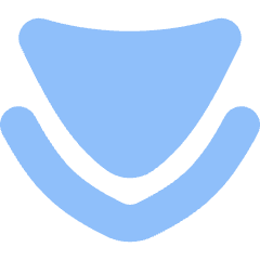 Double Tailless Triangle Arrow Down Icon from Flex Flat Set