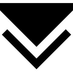 Double Tailless Triangle Arrow Down Icon from Sharp Remix Set