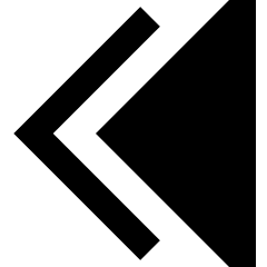 Double Tailless Triangle Arrow Left Icon from Sharp Remix Set