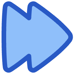 Double Tailless Triangle Arrow Right Icon from Plump Duo Set