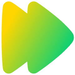 Double Tailless Triangle Arrow Right Icon from Plump Gradient Set