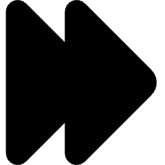 Double Tailless Triangle Arrow Right Icon from Core Solid Set