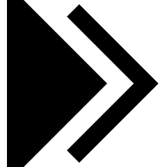 Double Tailless Triangle Arrow Right Icon from Sharp Remix Set