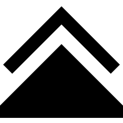 Double Tailless Triangle Arrow Up Icon from Sharp Remix Set