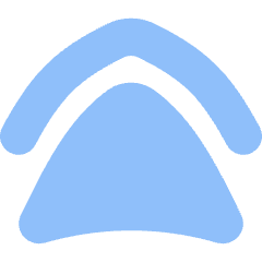 Double Tailless Triangle Arrow Up Icon from Flex Flat Set