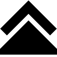 Double Tailless Triangle Arrow Up Icon from Sharp Solid Set