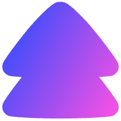 Double Tailless Triangle Arrow Up Icon from Plump Gradient Set