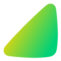 Tailless Triangle Arrow Bottom Right Icon from Plump Gradient Set
