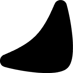 Tailless Triangle Arrow Bottom Right Icon from Flex Solid Set