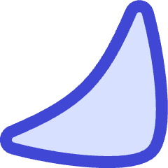 Tailless Triangle Arrow Bottom Right Icon from Flex Duo Set