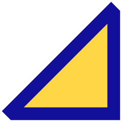Tailless Triangle Arrow Bottom Right Icon from Sharp Pop Set