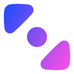 Tailless Triangle Arrow Diagonal Scroll 1 Icon from Plump Gradient Set