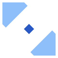 Tailless Triangle Arrow Diagonal Scroll 2 Icon from Sharp Flat Set