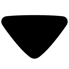 Tailless Triangle Arrow Down 1 Icon from Plump Solid Set