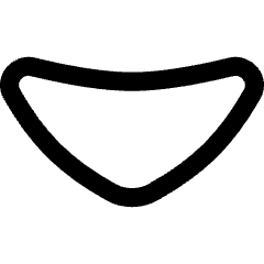 Tailless Triangle Arrow Down 1 Icon from Flex Line Set