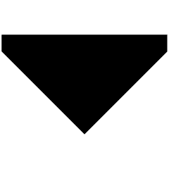 Tailless Triangle Arrow Down 1 Icon from Sharp Remix Set