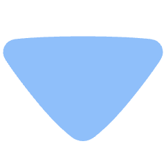 Tailless Triangle Arrow Down 1 Icon from Plump Flat Set