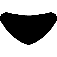 Tailless Triangle Arrow Down 1 Icon from Flex Solid Set