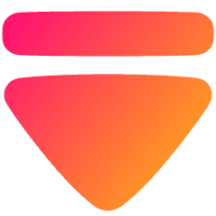 Tailless Triangle Arrow Down 2 Icon from Plump Gradient Set