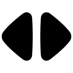 Tailless Triangle Arrow Expand Horizontal Icon from Plump Solid Set