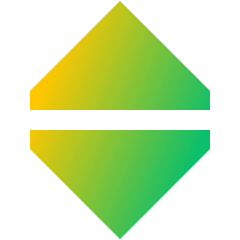 Tailless Triangle Arrow Expand Vertical Icon from Sharp Gradient Set