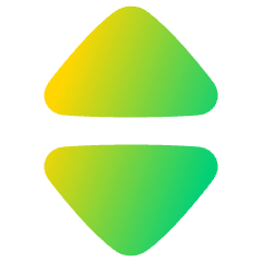 Tailless Triangle Arrow Expand Vertical Icon from Plump Gradient Set