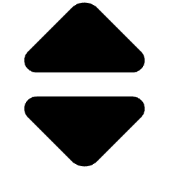 Tailless Triangle Arrow Expand Vertical Icon from Core Solid Set