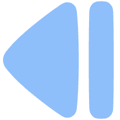 Tailless Triangle Arrow Left 2 Icon from Plump Flat Set