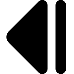 Tailless Triangle Arrow Left 2 Icon from Core Solid Set