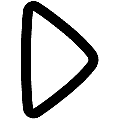 Tailless Triangle Arrow Right 1 Icon from Plump Remix Set