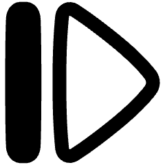 Tailless Triangle Arrow Right 2 Icon from Plump Remix Set