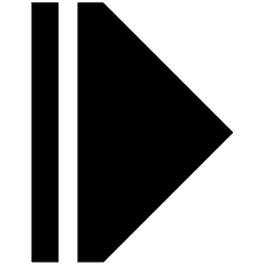 Tailless Triangle Arrow Right 2 Icon from Sharp Remix Set