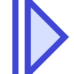 Tailless Triangle Arrow Right 2 Icon from Sharp Duo Set
