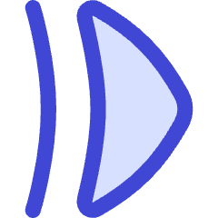 Tailless Triangle Arrow Right 2 Icon from Flex Duo Set