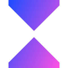 Tailless Triangle Arrow Shrink Vertical Icon from Sharp Gradient Set