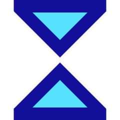 Tailless Triangle Arrow Shrink Vertical Icon from Sharp Pop Set