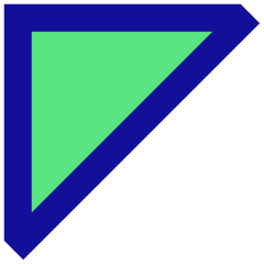Tailless Triangle Arrow Top Left Icon from Sharp Pop Set
